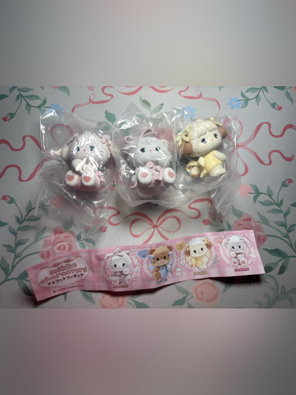 3 PC Mini Mikko Characters | Cammy, Mousse, & Souffle